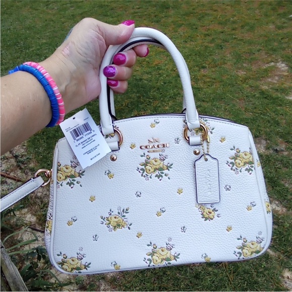 NWT Coach Floral Savannah Small Cossbody Carryall $498 - NO CALLOUTS - Picture 8 of 16